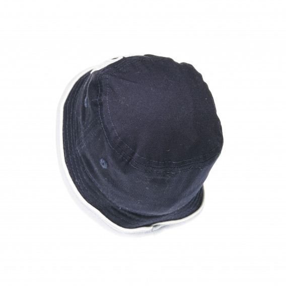 Pălărie albastră de bumbac pentru băieți Benetton 137001 2