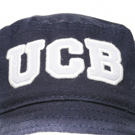 Pălărie albastră de bumbac pentru băieți Benetton 137002 3