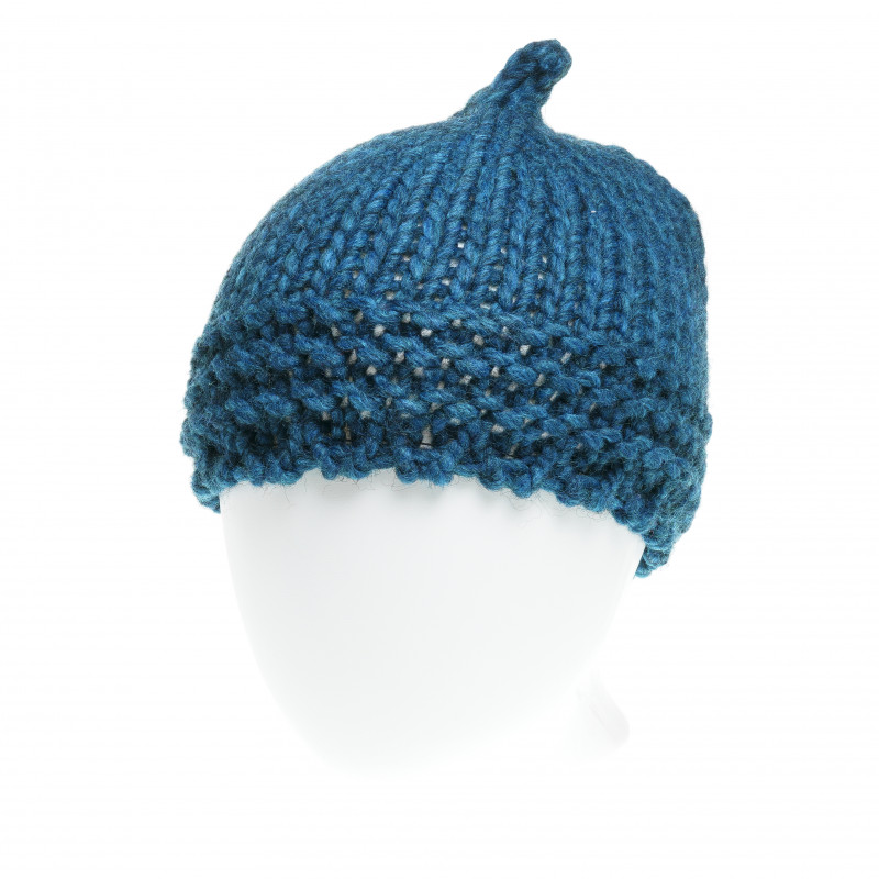 Căciulă tricotată pentru fete, albastră  138090