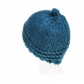 Căciulă tricotată pentru fete, albastră Benetton 138091 2