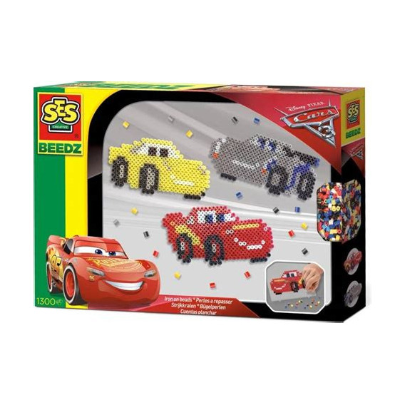 Set de mașini cu mărgele de mozaic Cars 13851 
