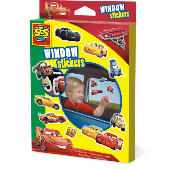 Autocolante cu mașini pentru fereastră Cars 13875 