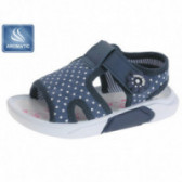 Sandale albastre pentru fete cu tălpic parfumat Beppi 141102 