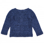 Cardigan tricotat albastru pentru fete ZY 142144 4