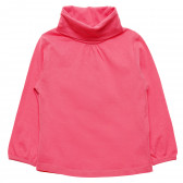 Bluză cu mânecă lungă pentru fete, de culoare roz ZY 142193 
