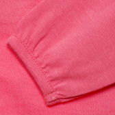 Bluză cu mânecă lungă pentru fete, de culoare roz ZY 142194 2