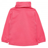 Bluză cu mânecă lungă pentru fete, de culoare roz ZY 142195 3