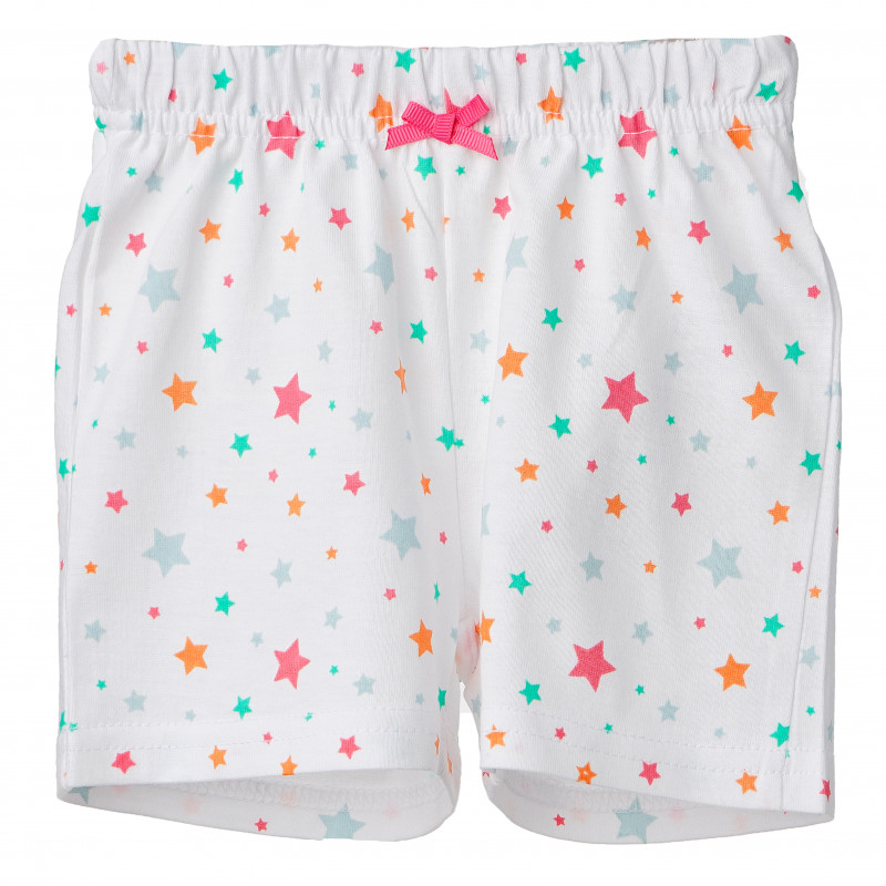 Pantaloni scurți pentru copii, cu imprimeu stele  142319