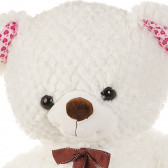 Ursuleț alb cu panglică - 120 cm Amek toys 143694 2