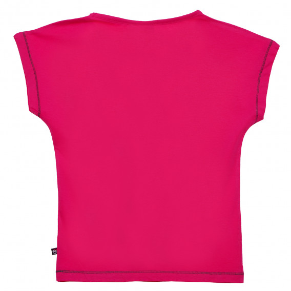 Tricou de bumbac Monster High roz, din bumbac, pentru fete Monster High 143883 4