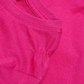Bluză din bumbac Monster High roz, pentru fete, cu mânecă lungă Monster High 143992 3
