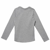 Bluză de bumbac gri, cu mânecă lungă, pentru fete Monster High 144002 4