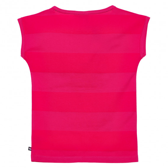 Tricou din bumbac cu culoare roz, pentru fete Monster High 144095 4