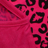 Bluză cu mânecă scurtă, asimetrică, pentru o fată, roz Monster High 144098 3