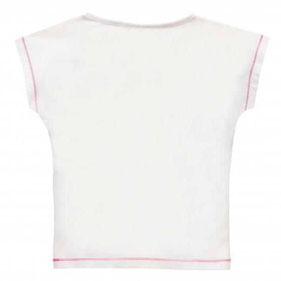 Tricou de bumbac pentru fete, în alb Monster High 144161 4