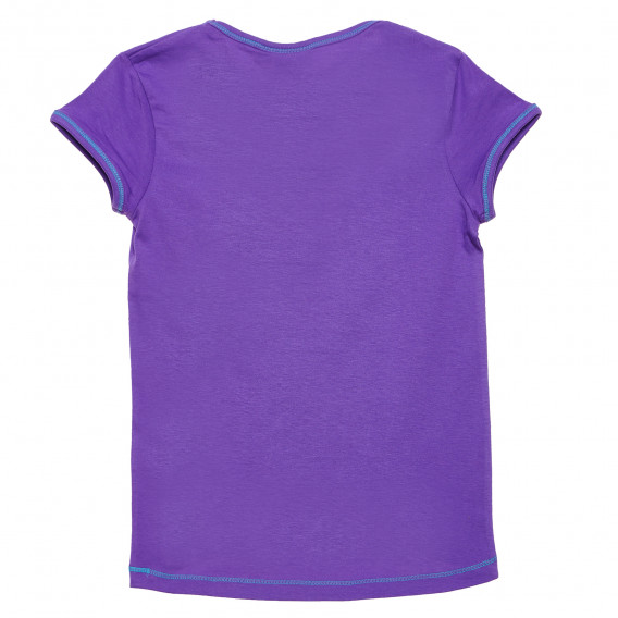 Tricou de bumbac pentru fete, violet Monster High 144206 4