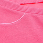 Pantaloni pentru fete cu talie elastică, de culoare roz ZY 145661 2