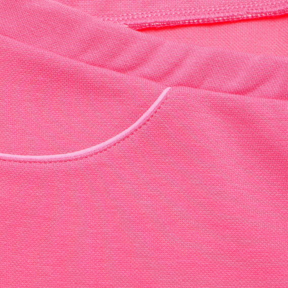 Pantaloni pentru fete cu talie elastică, de culoare roz ZY 145661 2