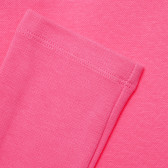 Pantaloni pentru fete cu talie elastică, de culoare roz ZY 145662 3
