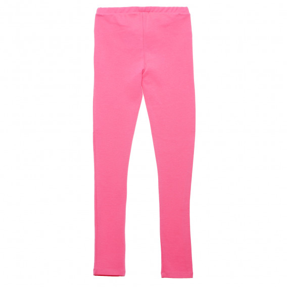 Pantaloni pentru fete cu talie elastică, de culoare roz ZY 145663 4