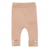 Pantaloni tricotați pentru fetițe, bej ZY 145684 