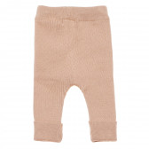 Pantaloni tricotați pentru fetițe, bej ZY 145686 3