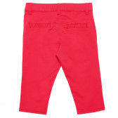 Pantaloni roșii pentru fete ZY 145826 2