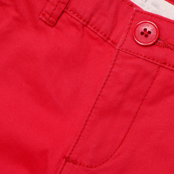 Pantaloni roșii pentru fete ZY 145828 4