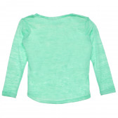 Bluză pentru fete cu mânecă lungă verde Disney 145861 4