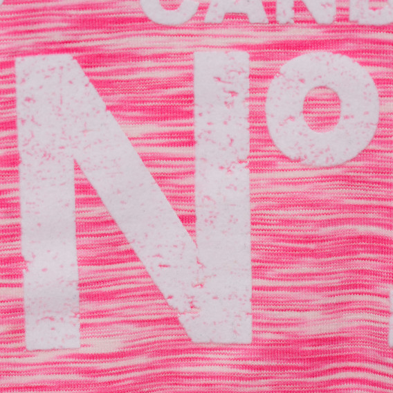 Tricou roz de bumbac pentru fete FZ frendz 145904 2