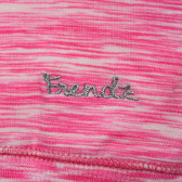 Tricou roz de bumbac pentru fete FZ frendz 145905 3