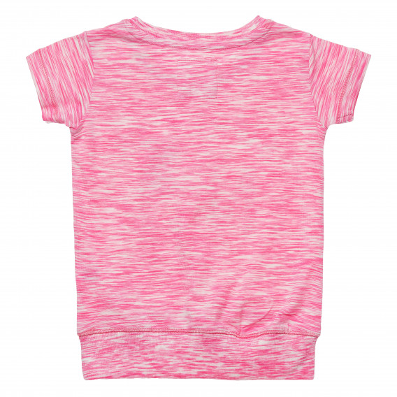 Tricou roz de bumbac pentru fete FZ frendz 145906 4