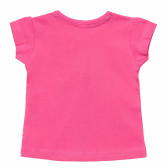 Tricou din bumbac pentru roz roz Disney 145918 4