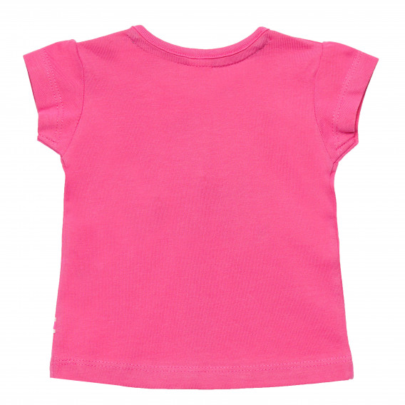 Tricou din bumbac pentru roz roz Disney 145918 4