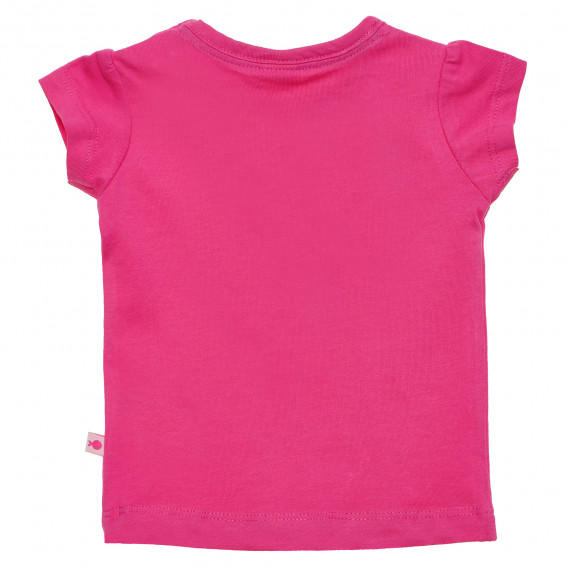 Tricou de bumbac roz pentru fete FZ frendz 145922 4