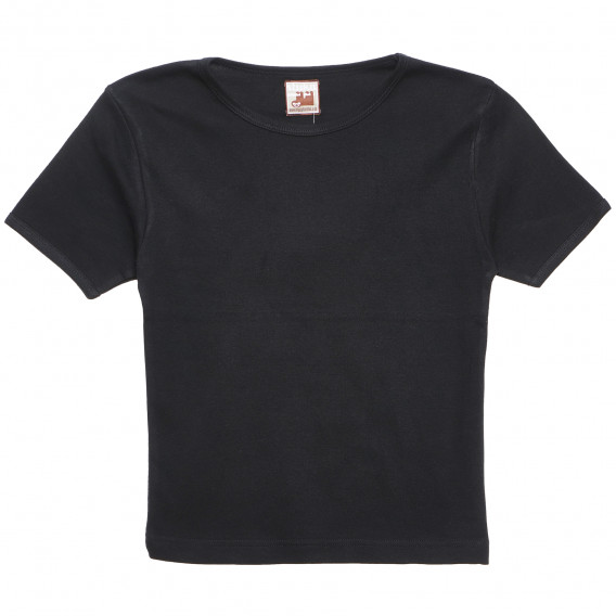 Tricou de bumbac negru pentru fete Stuka 145927 