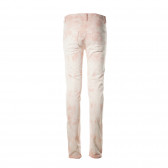 Jeans roz pentru fete cu talie ajustabilă  147387 2