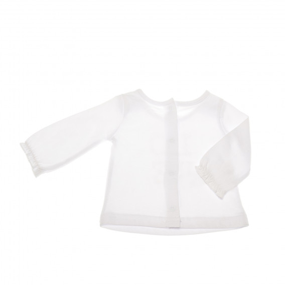 Bluză albă cu mânecă lungă pentru copii  147529 4