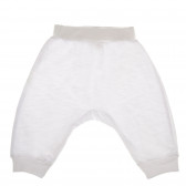 Pantaloni albi pentru copii din bumbac  147618 