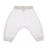 Pantaloni albi pentru copii din bumbac  147620 2