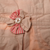 Pantaloni scurți pentru fetățe, cu floare aplicată  147812 3