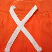 Pantaloni scurți portocalii, din bumbac cu șnur  147845 3