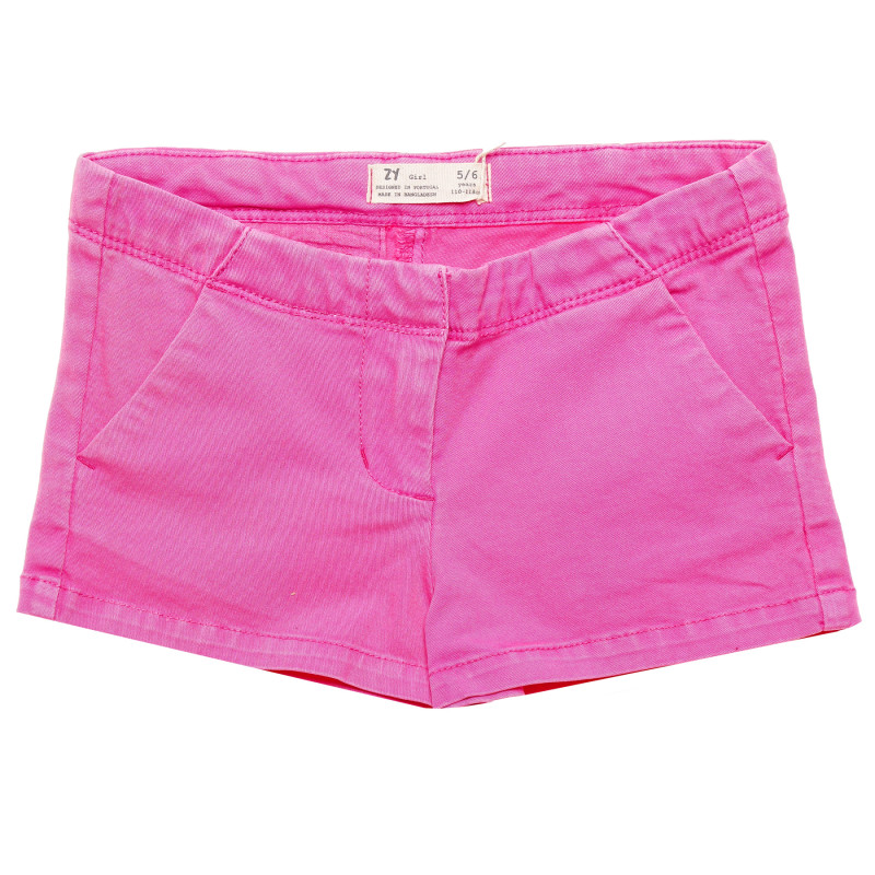 Pantaloni scurți pentru fete, de culoare roz  147956