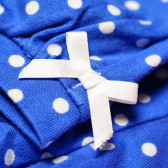 Pantaloni scurți albaștri cu puncte albe, pentru fetițe  147982 3