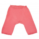 Pantaloni pentru fetițe cu talie elastică  147994 