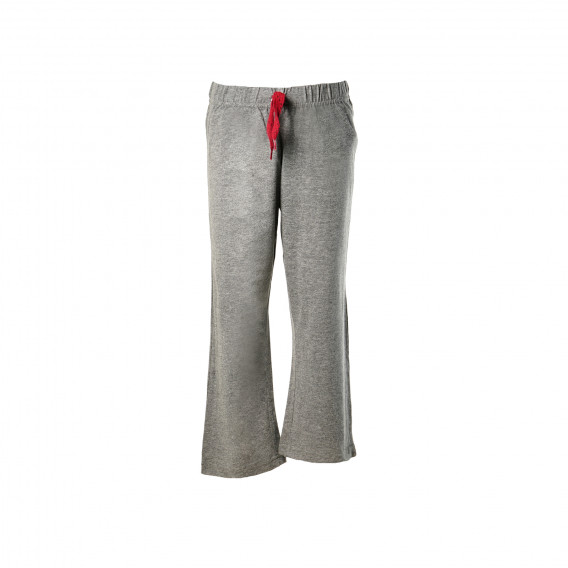 Pantaloni de pijama pentru băieți, gri cu șnur  148013 