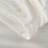 Tricou alb, din bumbac pentru fete Benetton 148179 4