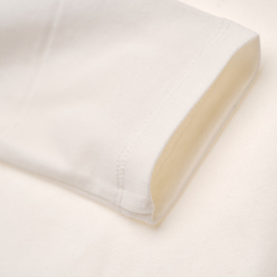 Bluză pentru fete din bumbac alb cu imprimeu Chicco 148360 4