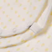 Costum de bumbac pentru copil cu imprimeu alb Chicco 148473 4