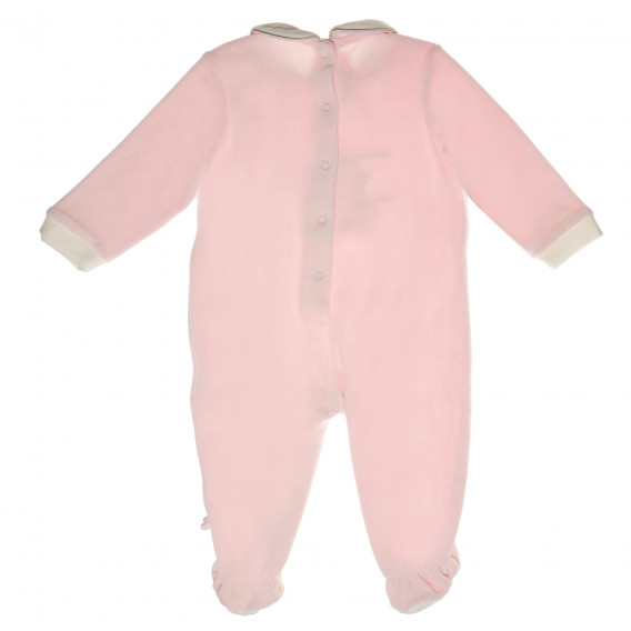Salopetă de baie pentru bebeluși roz din pluș Chicco 148484 2